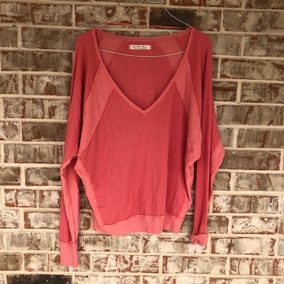 NEW Free People Santa Clara Slouchy Thermal Top S - Picture 4 of 15
